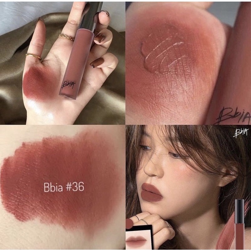 Son Bbia Last Velvet Lip Tint Version 8 Màu 36 Feign Cool
