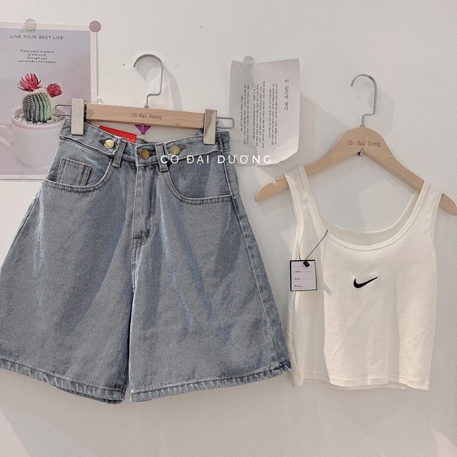 Quần short ngố ống rộng Style ulzzang ( kèm video) | BigBuy360 - bigbuy360.vn