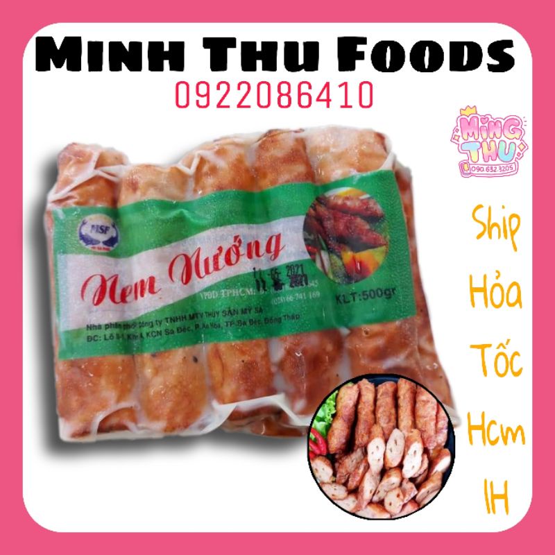 Giá sỉ Nem nướng Nha Trang 500g 10 cây Mỹ Sa Foods
