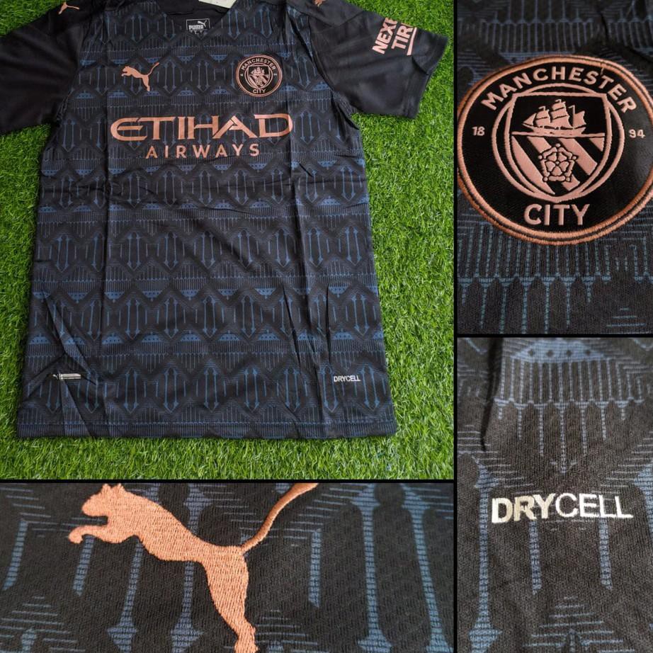 Áo Đồng Phục Bóng Đá Đội Manchester City Away 2020 / 2021