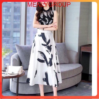 Set đầm họa tiết cao cấp