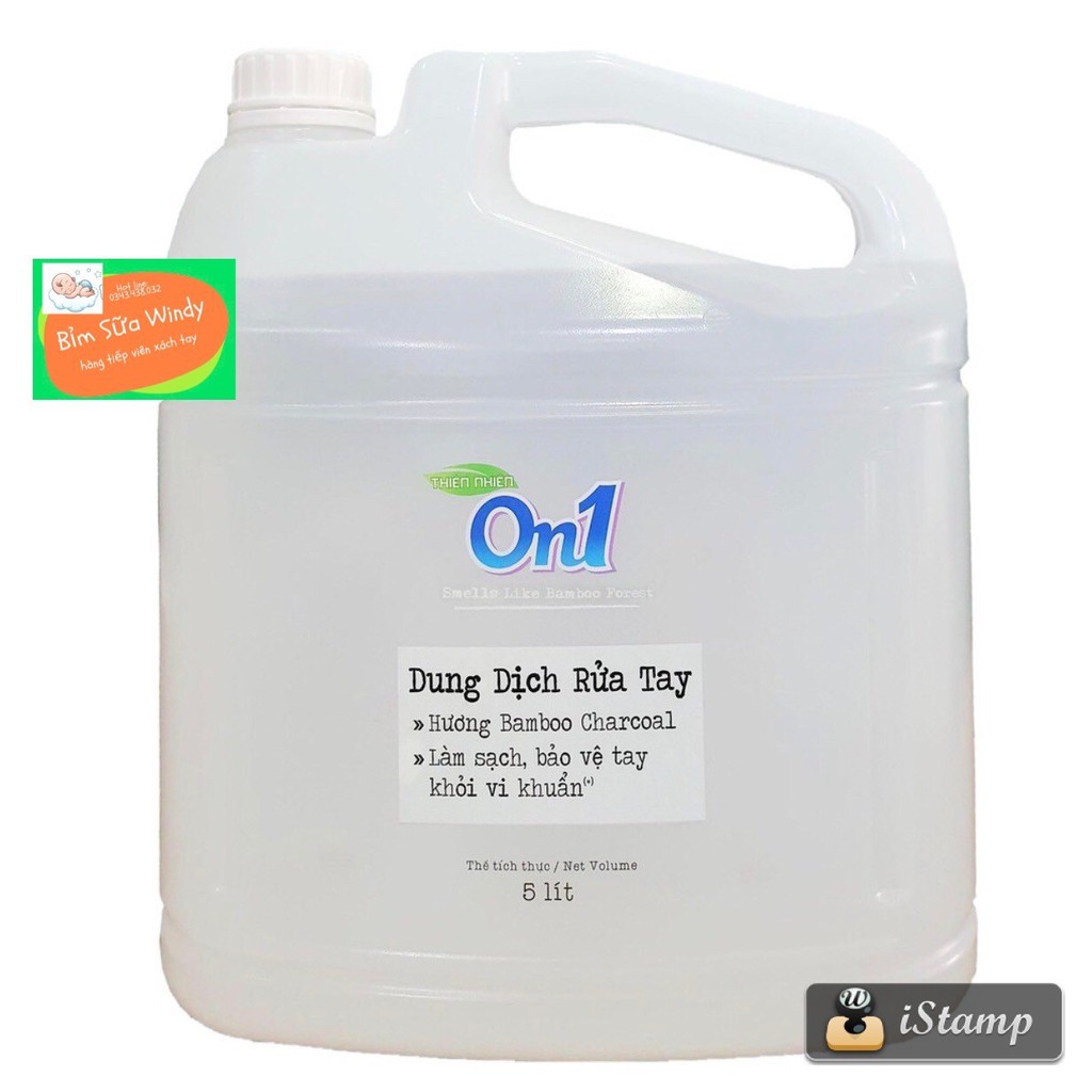 Dung Dịch Rửa Tay Khô On1 Hương Bamboo Charcoal 5 Lít | BigBuy360 - bigbuy360.vn