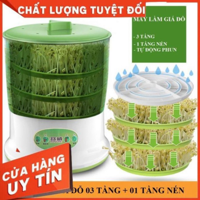 Máy Làm Giá Đỗ Tự Động Đa Năng DYJ-A01 Siêu Sạch, An Toàn, Tiện Lợi, Máy Ủ Giá, Rau Mầm Sạch Giá Rẻ Sẵn, Giadunghome.com