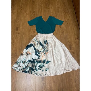 bộ váy, áo size L nguyên tag, 2 áo khoác váy