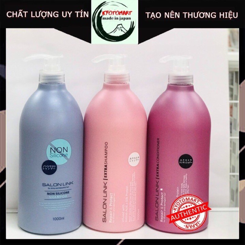 BỘ DẦU GỘI- XẢ SALON LINK EXTRA 1000ML CỦA NHẬT