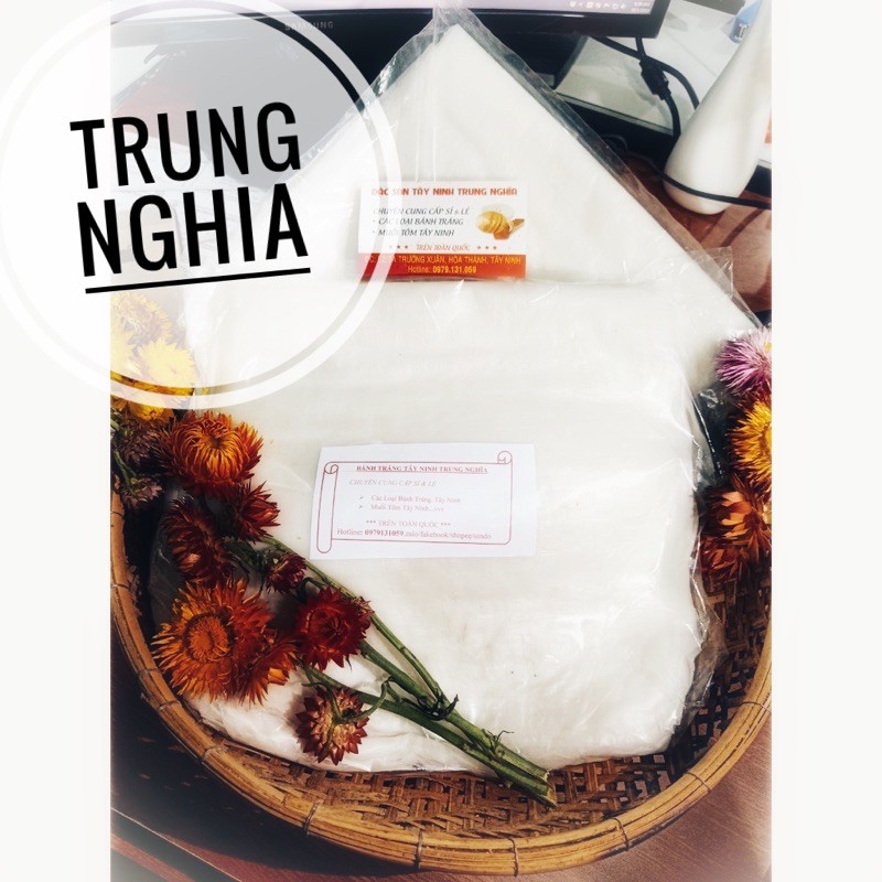 [1KG] Bánh Tráng Phơi Sương Vuông TRUNG NGHĨA