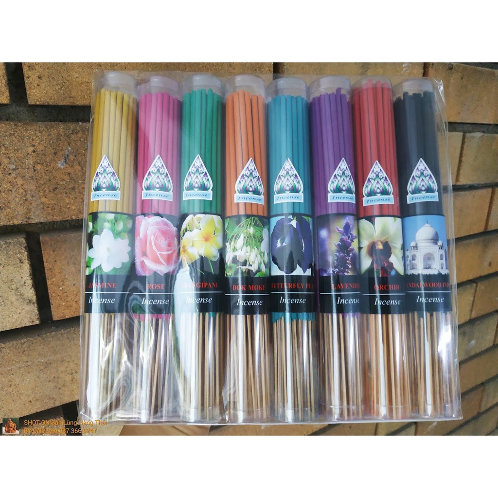 Bộ 8 Lốc Nhang Thơm Thái Lan 20cm Incense