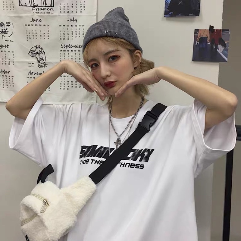 Áo thun tay lỡ nam nữ , áo phông unisex chất cotton in chữ KY