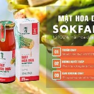 Mật hoa dừa Sokfarm-Dành cho người ăn chay