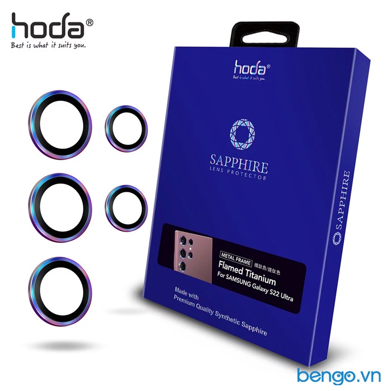 Lens HODA Sapphire Bảo Vệ Camera Cho Samsung S23 Ultra/S22 Ultra