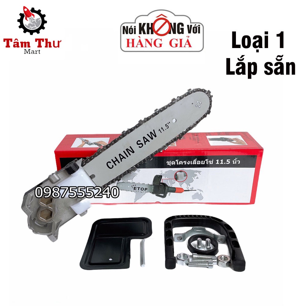 Bộ lam xích gắn máy mài thế hệ mới  Dễ dàng tháo lắp dùng cho tất cả các loại máy mài