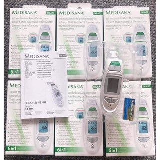 Nhiệt kế hồng ngoại đo trán và tai 6in1 Medisana Đức