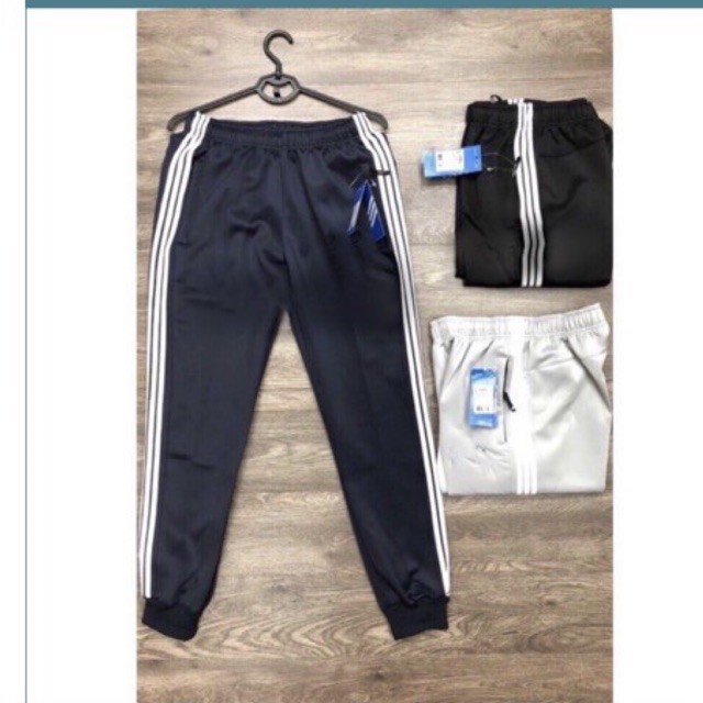 Quần thể thao poly thu đông ống bo 3 viền.quần có 3 màu vải dày dặn. 4size Phom 45-90kg | BigBuy360 - bigbuy360.vn