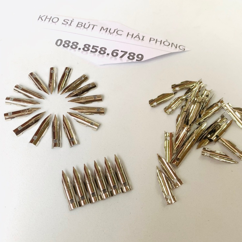 Ngòi tam giác trắng - 01 mài thanh đậm. ( thợ mài thủ công chính hãng ánh dương )