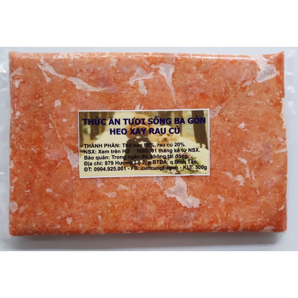 Heo Xay Rau Củ (500gr)