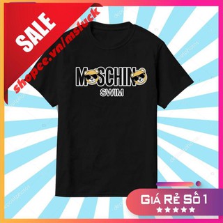 Áo thun gấu moschino swim, áo thun moschino swim teddy bear, áo thun nam nữ, vải cotton mát mịn