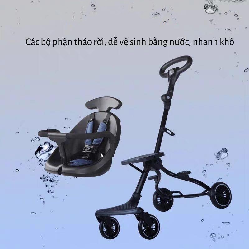 Xe đẩy đi bộ 2 chiều gấp gọn Baobaohao Only V3B - Có mái che - Hàng chính hãng - Bảo hành 1 năm