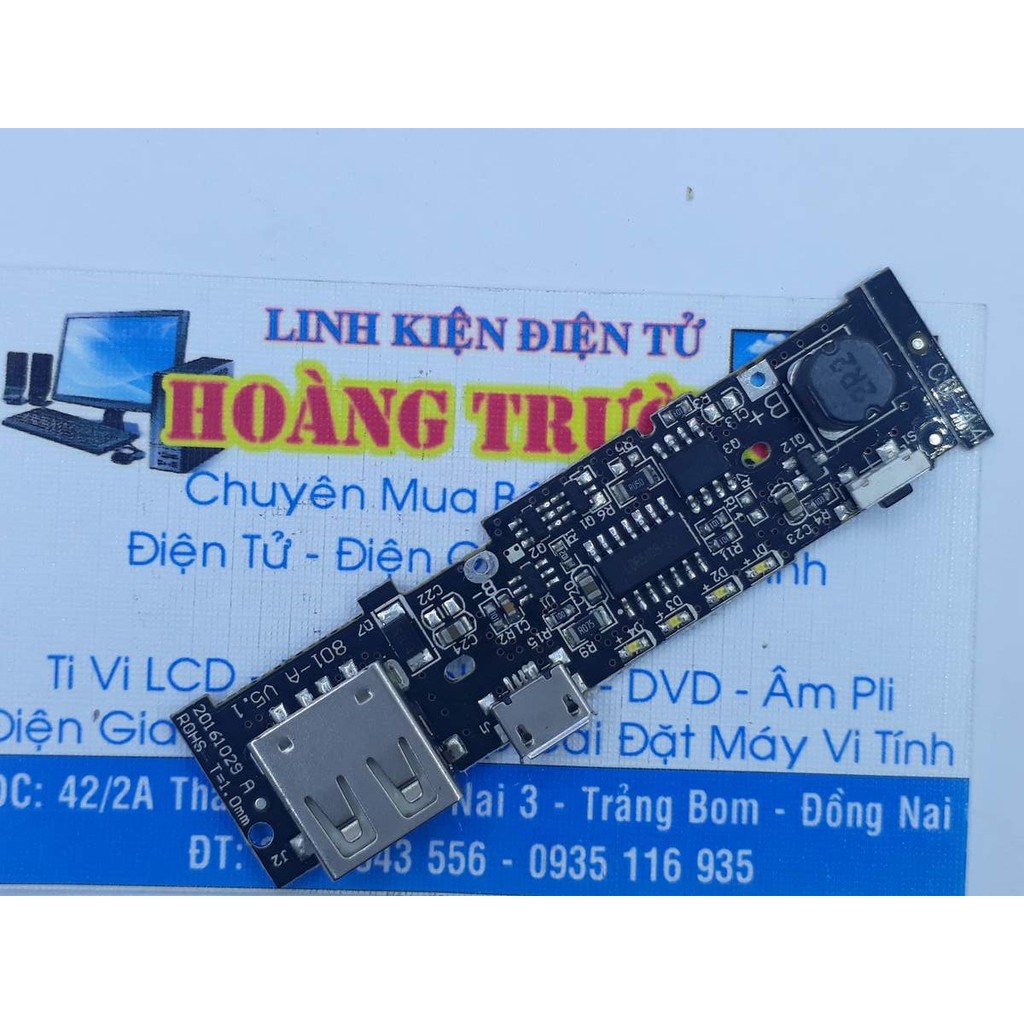 Modul Sạc Dự Phòng 5V-2A (4 Cell)