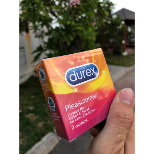 [PHÁT HIỆN GIẢ ĐỀN 200% + FreeShip] Combo 3 Hộp Bao cao su Durex Pleasuremax Gân Gai Phát Sáng Hộp 3 chiếc, Siêu mỏng