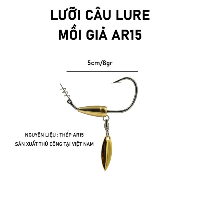 Lưỡi câu Ar15 trắng