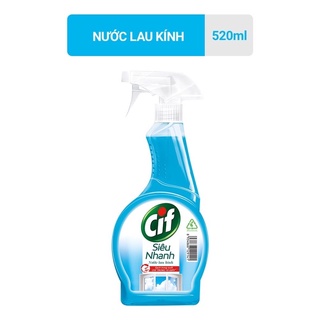 Nước lau kính cif chai 520ml