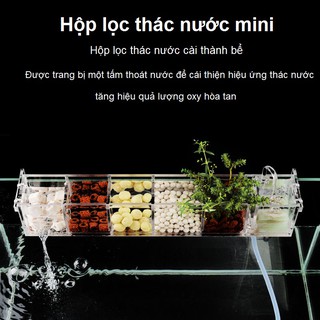Lọc tràn mini cài thành bể cá