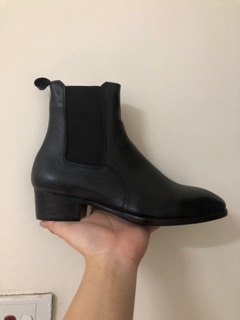 Giày chelseaboot da bò cổ cao