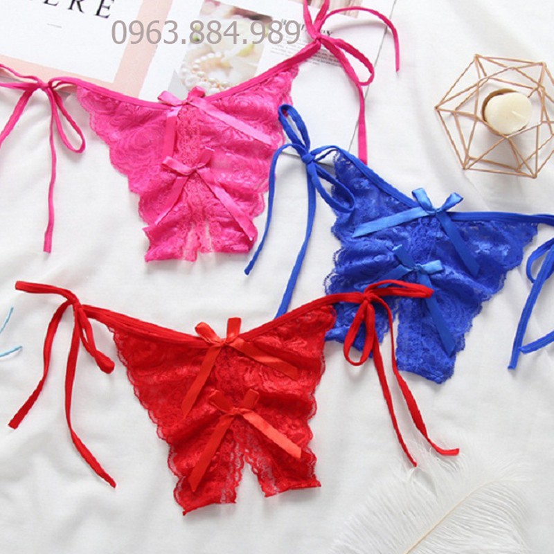 Combo 3 quần lót nữ QN.29 phối ren đẹp, nhiều màu cho chị em - giao hàng không để tên sản phẩm