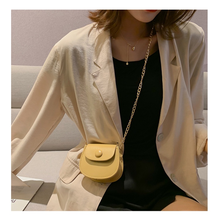 Túi  Đeo Chéo Da Trơn Mini Nhỏ Thời Trang Cute