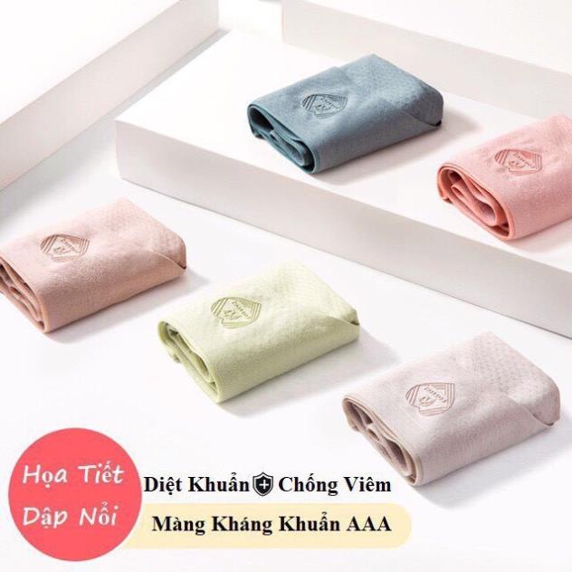 [Giá sỉ] Quần Lót Cotton Tim Sợi Bông Thông Hơi Kháng Khuẩn Cao Cấp 055