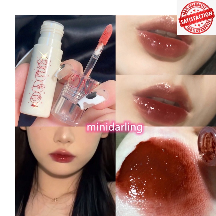 (Chính hãng) Đơn hàng mua sỉ Son bóng MENGXIDUO 3D hương trái cây chống nước lâu trôi 3g
