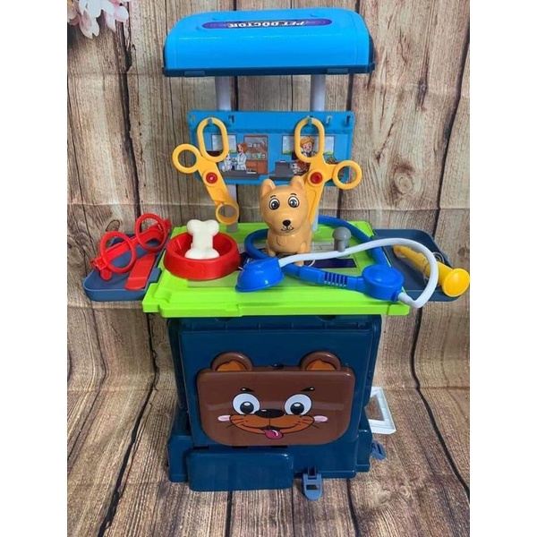 Bộ đồ chơi tập làm bác sĩ PET DOCTER 2in1 enfa