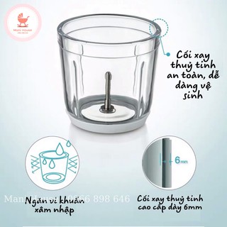 Máy Xay Bear, Máy Xay Ăn Dặm, Máy Xay Sinh Tố Đa Năng, Máy Xay Thịt Bear 0,6L Cho Bé Ăn Dặm Và Gia Đình