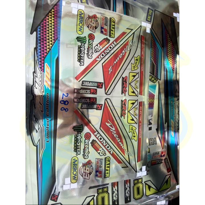 ( Quí khách vui lòng mang ra tiệm cho thợ dán ) Tem DREAM CHẤT LIỆU CROM DẺO CAO CẤP NO3