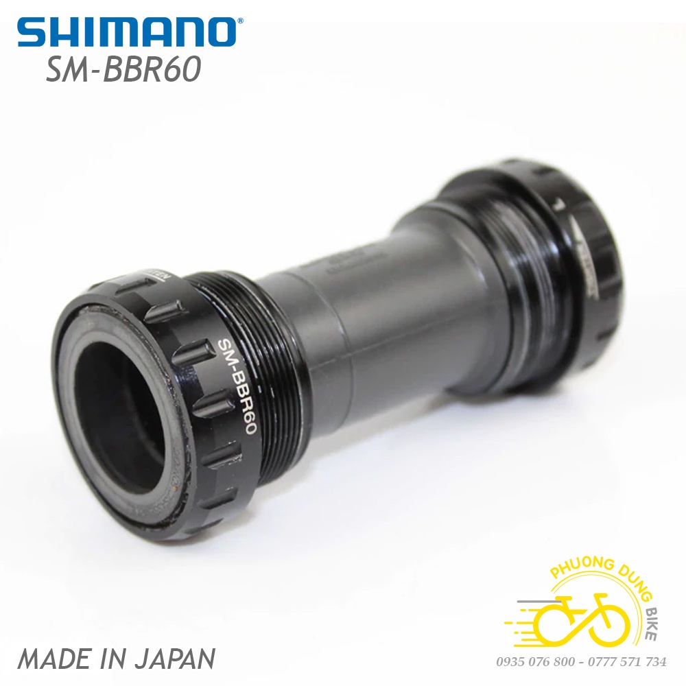 Trục giữa cốt rỗng xe đạp SHIMANO ULTEGRA SM-BBR60 - Hàng Chính Hãng