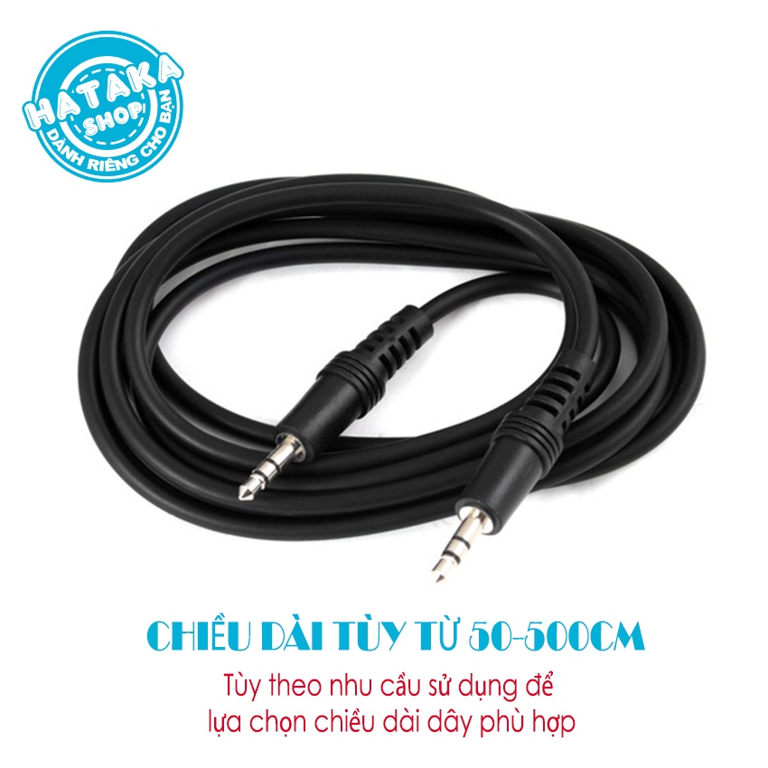 Dây cáp âm thanh AUX 2 đầu 3.5mm