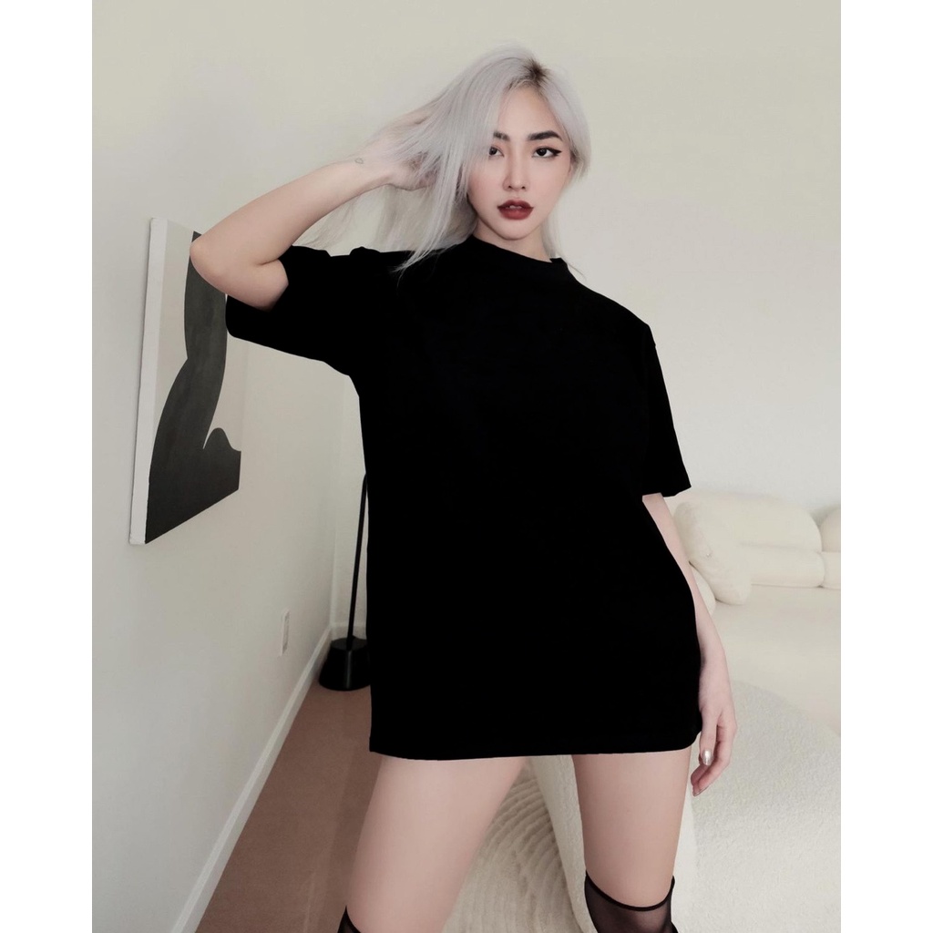 Áo Thun Trơn Basic Unisex 3 Màu- Áo Phông Tay Lỡ Nam Nữ 100% Cotton  - OCEAN.CLO