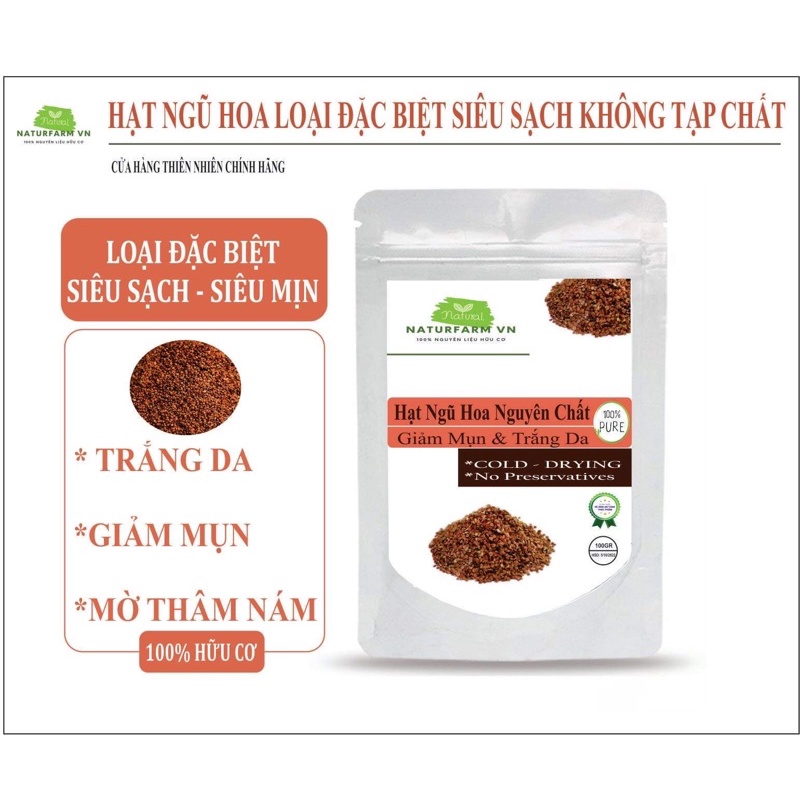 300GR Ngũ Hoa Hạt sạch nguyên chất mỹ phẩm Organic - Mỹ phẩm Handmade