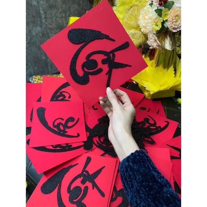 Chữ Tết, Xuân, tài,Lộc trang trí Tết decor  hót chữ nhũ 3D
