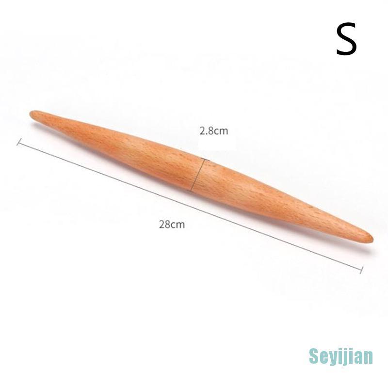 Cây Lăn Bột Làm Bánh Bằng Gỗ Chống Dính 28cm / 33cm