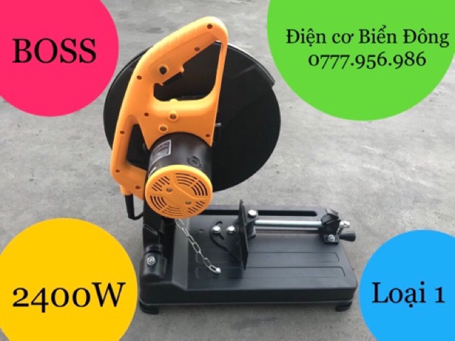 Máy cắt sắt 🍓 FREESHIP 🍓 Tặng đĩa cắt 355mm Máy cắt sắt chính hãng BOSS BO355 đĩa 355mm 2400W