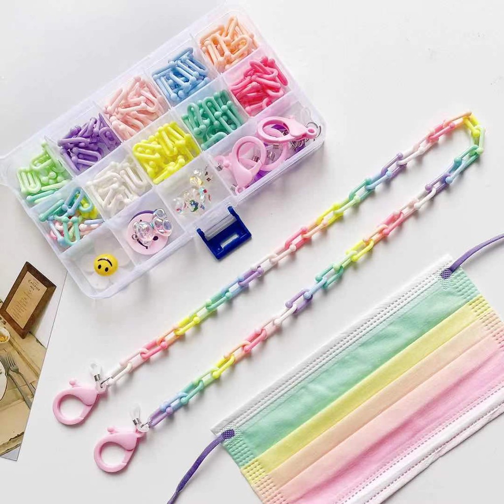 Mới vòng cổ Đeo Cổ Bằng Acrylic Màu Kẹo Ngọt Xinh Xắn