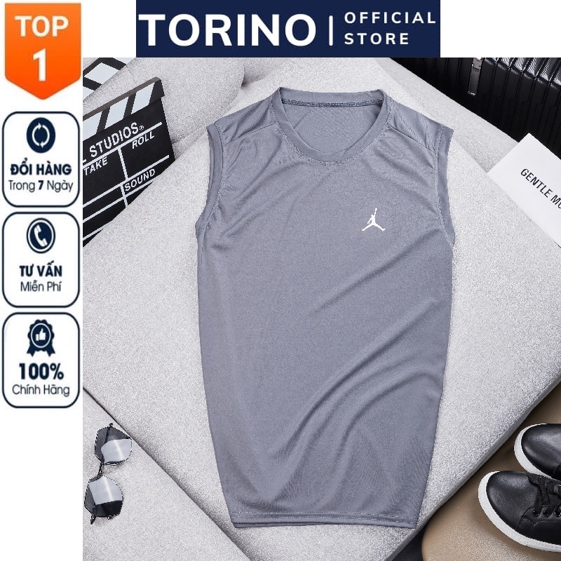 Áo sát nách thể thao, áo tanktop, áo ba lỗ nam JORDAN chất vải thun lạnh thể thao, co giãn 4 chiều, thoáng mát