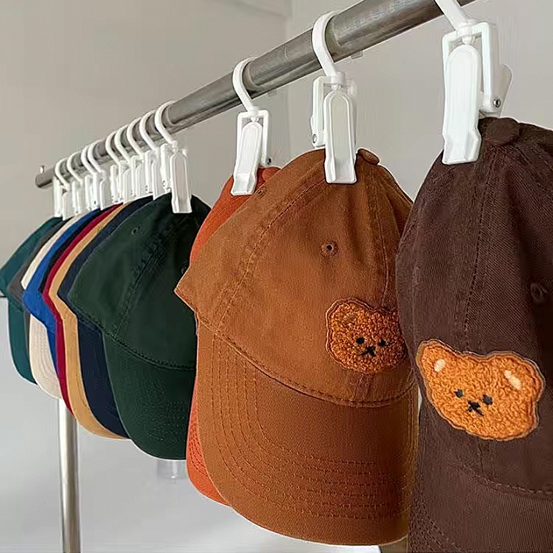 Nón Lưỡi Trai Mềm Thoáng Khí Thêu Chữ Phong Cách Hàn Quốc Cho Nữ