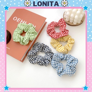 Dây buộc tóc Scrunchies Lonita dây cột tóc co giãn nhiều màu DT01
