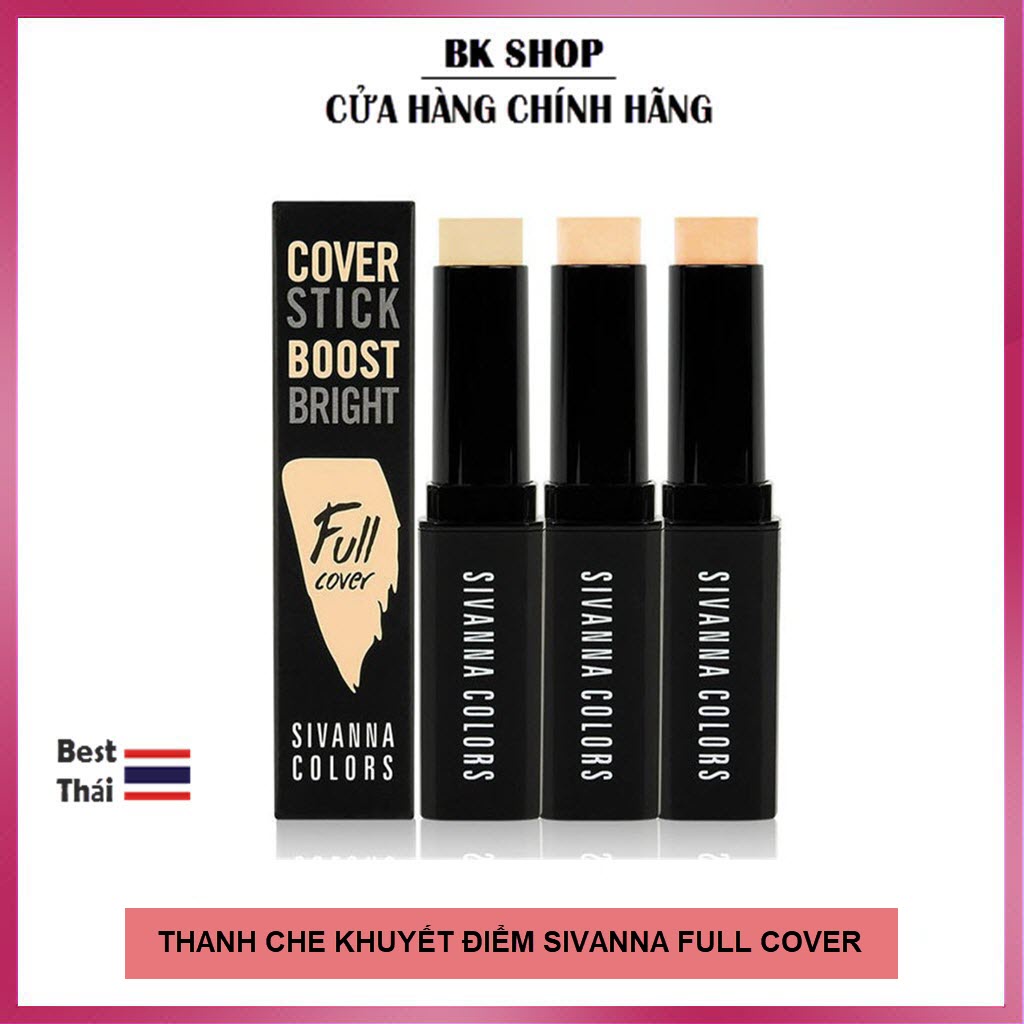 (Auth Thái) Thỏi Che Khuyết Điểm &amp; Highlight Sivanna Cover Stick HF544