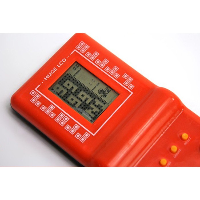 Máy ĐIỆN TỬ XẾP GẠCH HÌNH Cầm Tay Thần Thánh - Trò Chơi Game 4 Nút Tuổi Thơ Trẻ Em - Xe Tăng, Đua Xe, Rắn...