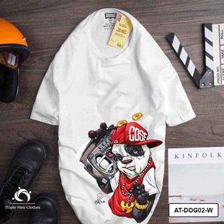 Áo Thun Nam 🔥FREESHIP🔥Giảm 10k Khi Nhập Mã [ AO THUN ]- Áo Thun Nữ Nam UNISEX Hình Chó Cực Ngầu