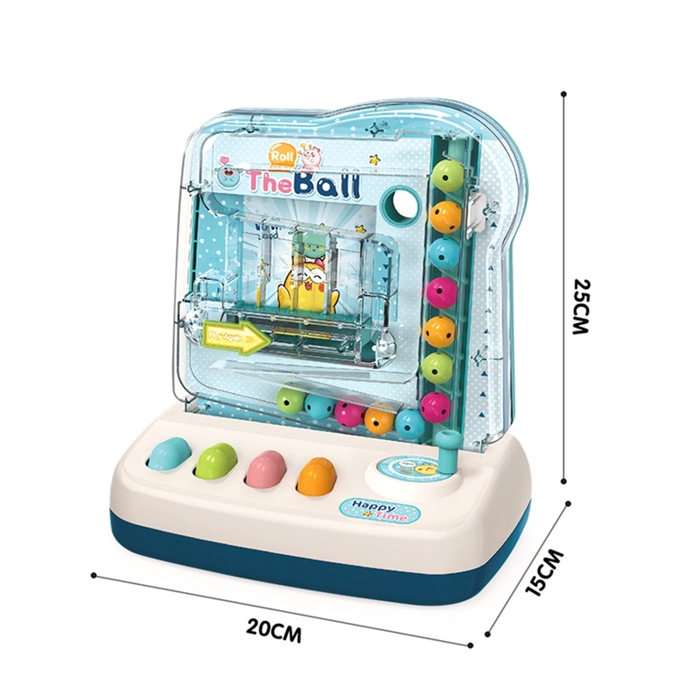 Máy Trò Chơi Bắt Bóng Lăn PINBALL Kèm Thẻ Toán Học, Đồ Chơi Giáo Dục Sớm Phối Hợp Tay Mắt Rèn Luyện Tư Duy Cho Bé