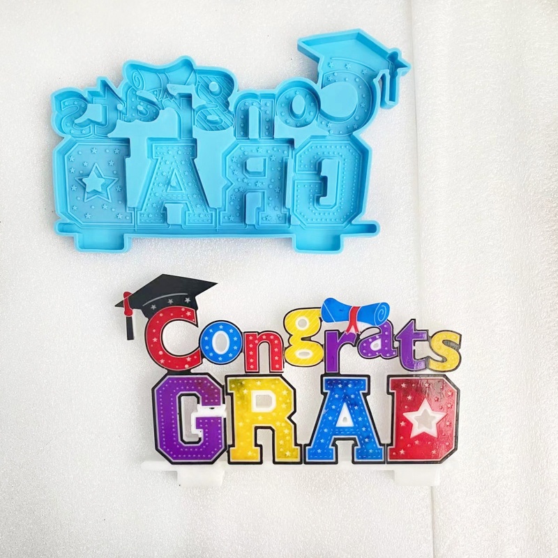 Khuôn Silicon Làm Nón Tốt Nghiệp Handmade DIY